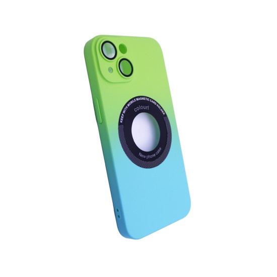 Magnetic Case with Camera Lens for Apple iPhone 13 Green